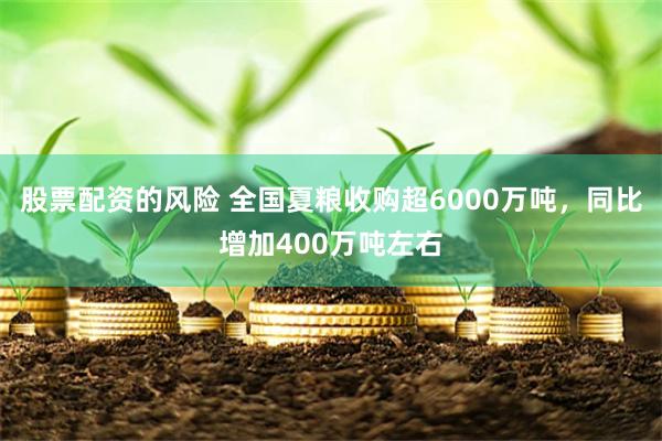 股票配资的风险 全国夏粮收购超6000万吨，同比增加400万吨左右